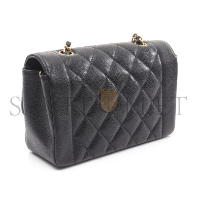 CHANEL CAVIAR SMALL DIANA FLAP BAG 210121 (22*14*7cm)